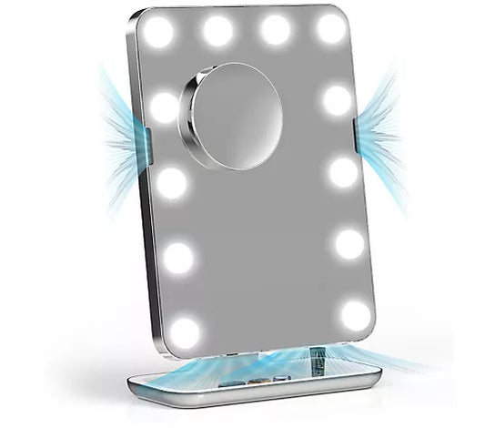 SpaStudio Hollywood Vanity Mirror with Fans